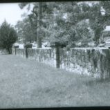 Zavalla School Rock Fence